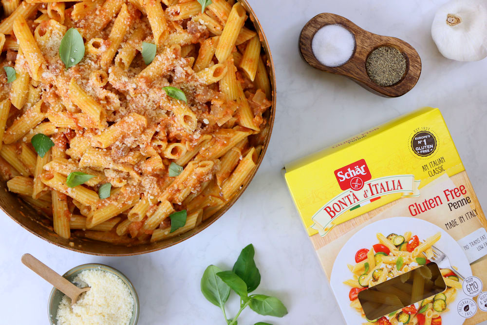 Easy Gluten-Free Penne Alla Vodka