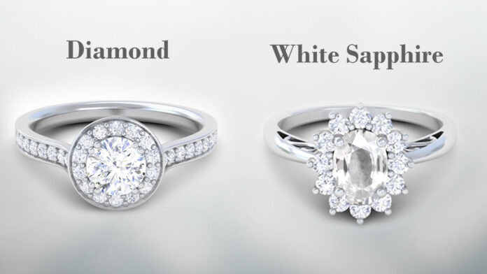 White Sapphire or Diamond