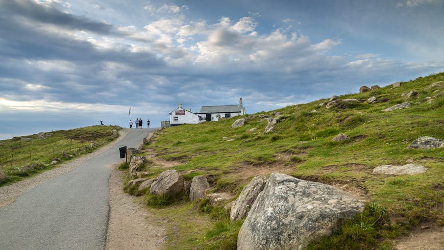 Land's End coastal pathway in Cornwall, Southwest England, UK