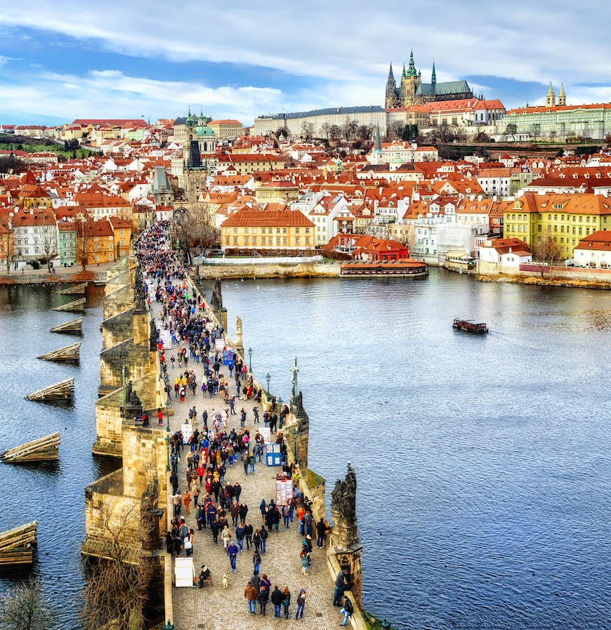 Panorama of Prague, Czech Republic