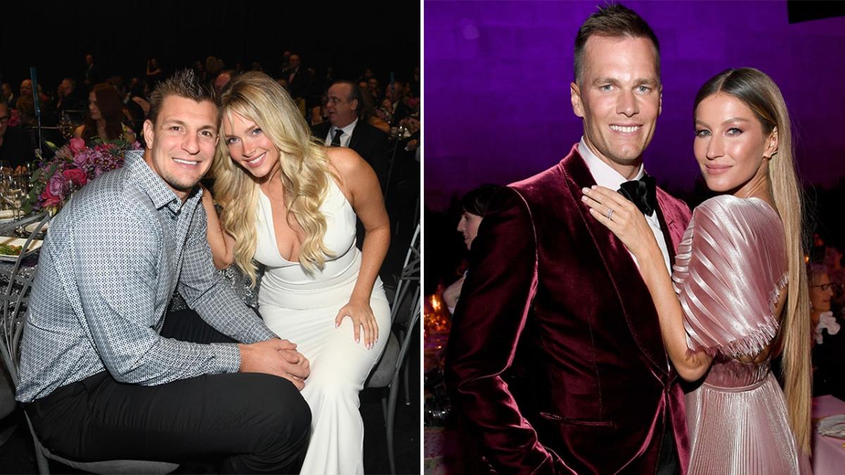 Rob Gronkowski's girlfriend, Camille Kostek, comments on Tom Brady, Gisele Bündchen's marriage